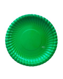 PLATO REDONDO CHICO VERDE X 8 UNI