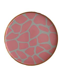 PLATO SAFARI PINK X 10 UNI.