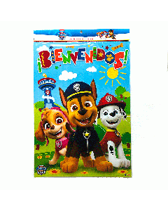 AFICHE BIENVENIDA PAW PATROL