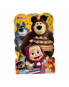 PIÑATA CARTON MASHA Y EL OSO 