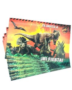INVITACION JURASSIC WORLD