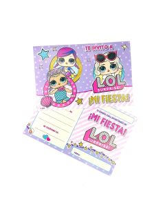 INVITACION LOL SURPRISE