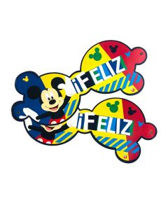 BANDERIN FELIZ CUMPLE MICKEY