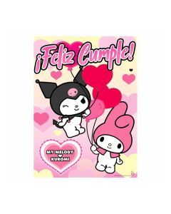 AFICHE FELIZ CUMPLE KUROMI