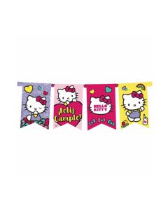 BANDERIN FELIZ CUMPLE HELLO KITTY