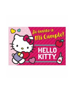 INVITACION FELIZ CUMPLE HELLO KITTY