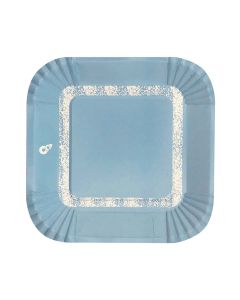 PLATO CELESTE PASTEL X 8 U.