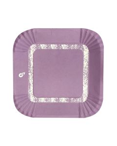 PLATO VIOLETA PASTEL X 8 U.