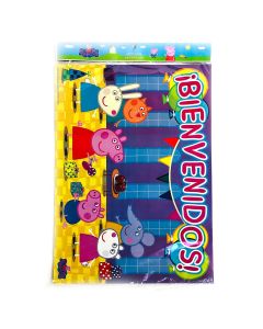 AFICHE BIENVENIDA PEPPA PIG