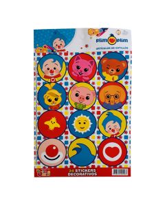 STICKERS PLIM PLIM X 24 UNI