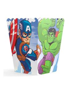 CAJITA POCHOCLERA SUPER HEROES X 6 UNI