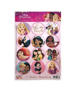 AUTOADHESIVO PRINCESAS x 2 U.