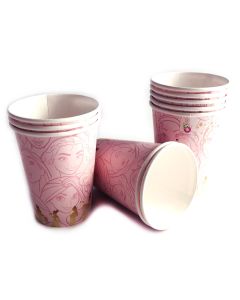 VASO DE POLIPAPEL PRINCESAS x 10 U.