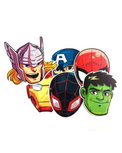 ANTIFAZ SUPER HEROE X 10 UNI