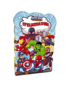 PIÑATA CARTON SUPER HEROES
