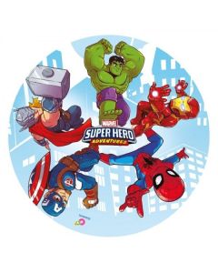 PLATO CARTON SUPER HEROES X 10 UNI.