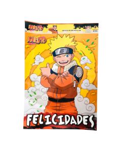 AFICHE FELICIDADES NARUTO