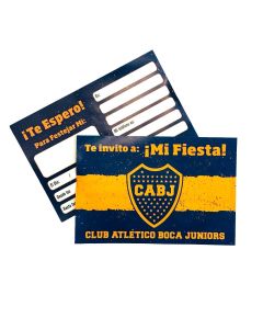 INVITACION BOCA X 10 UNI