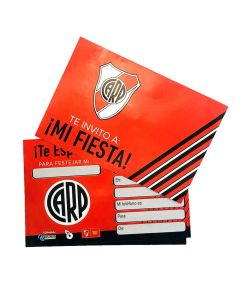 INVITACION RIVER X 10 UNI
