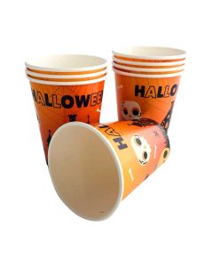 VASO HALLOWEEN X 8 UNI. 