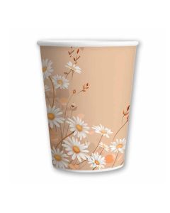 VASO POLIPAPEL FLORCITAS X 8 UNI.