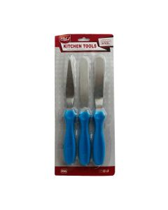 SET ESPATULAS DE ACERO X 3 UNI.
