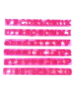 CORTANTE TYPING LETRAS Y NUMEROS