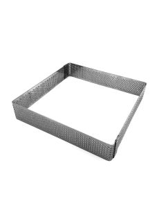 CINTURA CUADRADA PERFORADA 20 CM.
