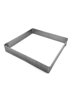 CINTURA CUADRADA PERFORADA 24 CM.