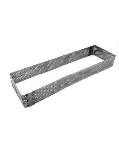 CINTURA RECTANGULAR PERFORADA 28 CM.