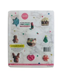 SET PLACA MINI CANDY NAVIDAD