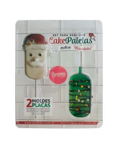 SET PLACA PALETA NAVIDAD X 2 UNI