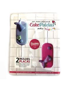 SET PLACA CAKE PALETA UNICORNIO