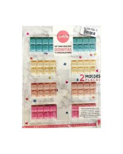SET PLACA PARA CHUPETIN, DONITAS Y CORAZONES