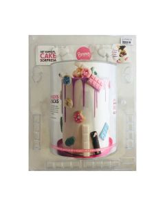 SET PLACA TORTA HUECA 19 X 24 CM.