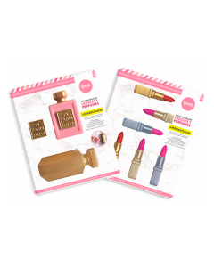 PLACAS MOLDE SET 2 LABIALES Y PERFUME