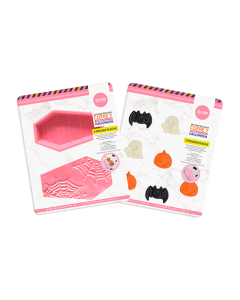 PLACAS MOLDE SET 2 COFRE Y ACCESORIOS HALLOWEEN