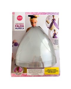 SET PLACA CAKE FALDA MUÑECA X 2 UNI
