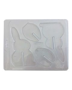 SET PLACA CONEJO + HUEVO 3D