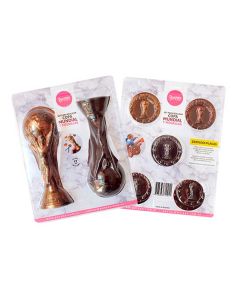 SET PLACA COPA MUNDIAL Y MEDALLA