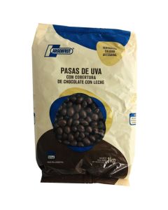 PASAS DE UVA CON CHOCOLATE x 1 KG.