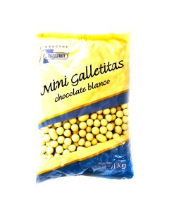 MINI GALLETITA CON CHOCOLATE BLANCO X 1 KG.