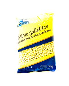 MICRO GALLETITA CHOCOLATE BLANCO X 1 KG.