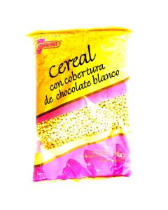 CEREAL BAÑADO EN CHOCOLATE BLANCO X 1 KG.