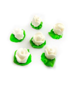 GLACE ROSA MINI CON HOJA x 50 U.