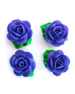 GLACE ROSA VIOLETA ESPECIAL CON HOJA x 4 U..