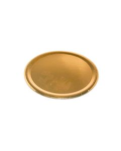 PLATO CARTON DORADO 18 CM.