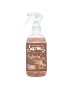 AROMATIZADOR TEXTIL SAPHIRUS FRAGANCIA TEAKWOOD X 250 ML.