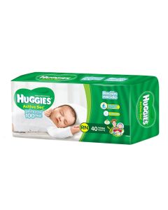 PAÑALES HUGGIES ACTIVE SEC RECIEN NACIDO TOY STORY X 40 U.