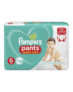 PAÑALES PAMPERS PANTS CONFORT SEC G X 40 U.